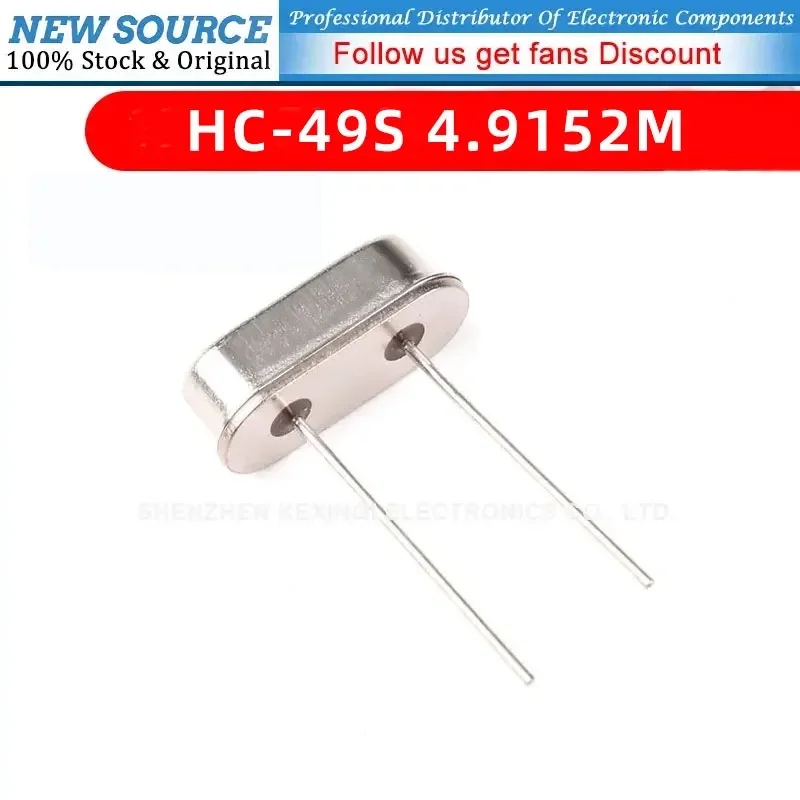 

10 шт. 4,9152M DIP 4,9152 МГц HC-49S кварцевый пассивный кварцевый генератор