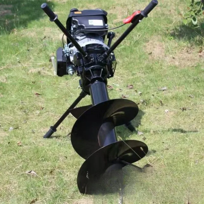 Small  planting and digging machine Multifunctional vegetable garden fertilization Drilling machine Engineering drilling machine