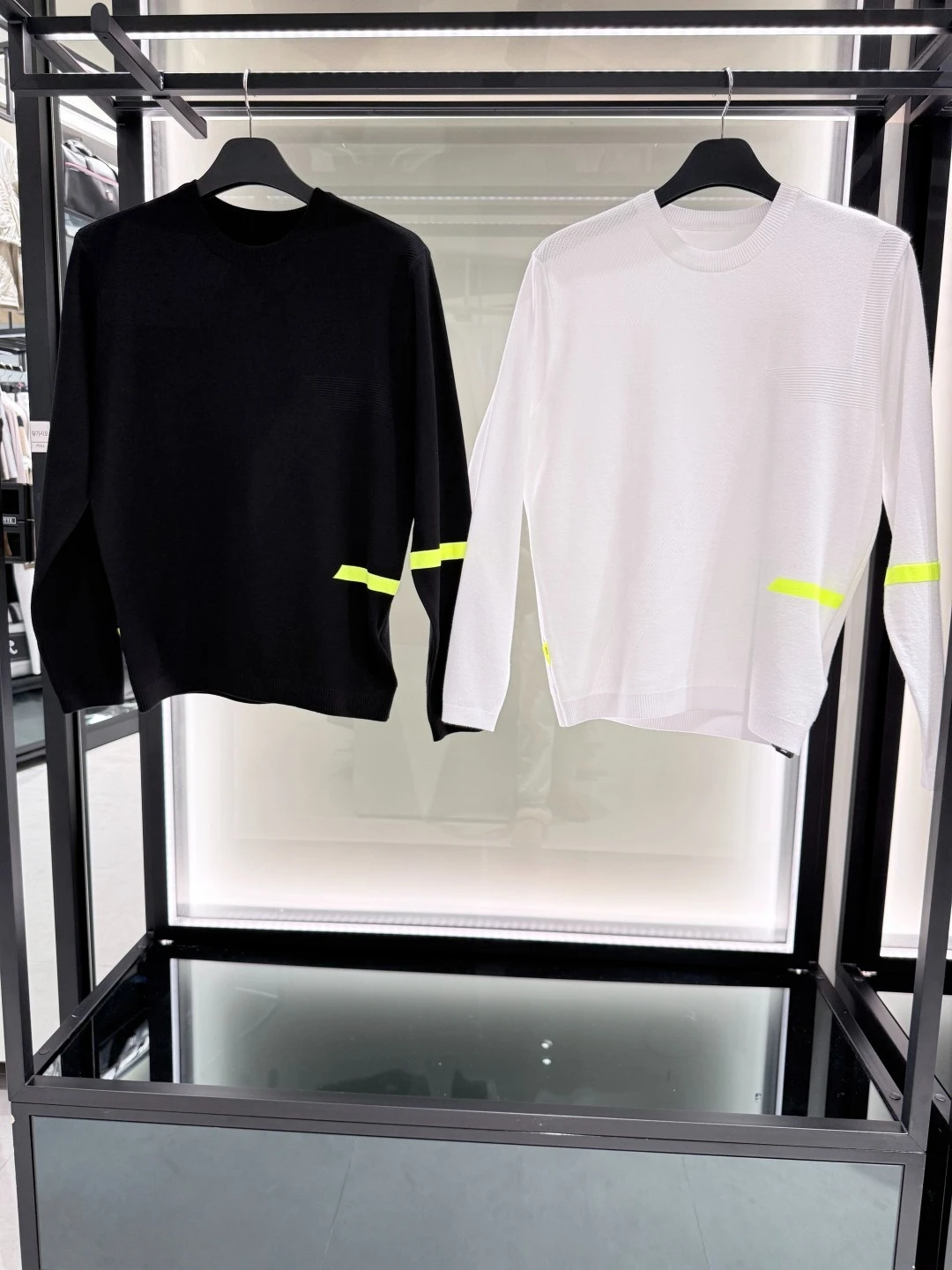 2026 Korean Original Men Golf Knit Long Sleeve T-Shirt Round Neck Pullover  Elastic Casual Sports Golf Apparel for Spring Autumn