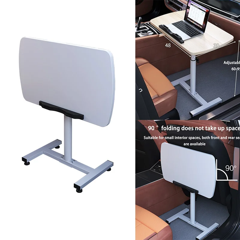 Car mounted small table with foldable dining table, front and rear multifunctional table for passenger seat