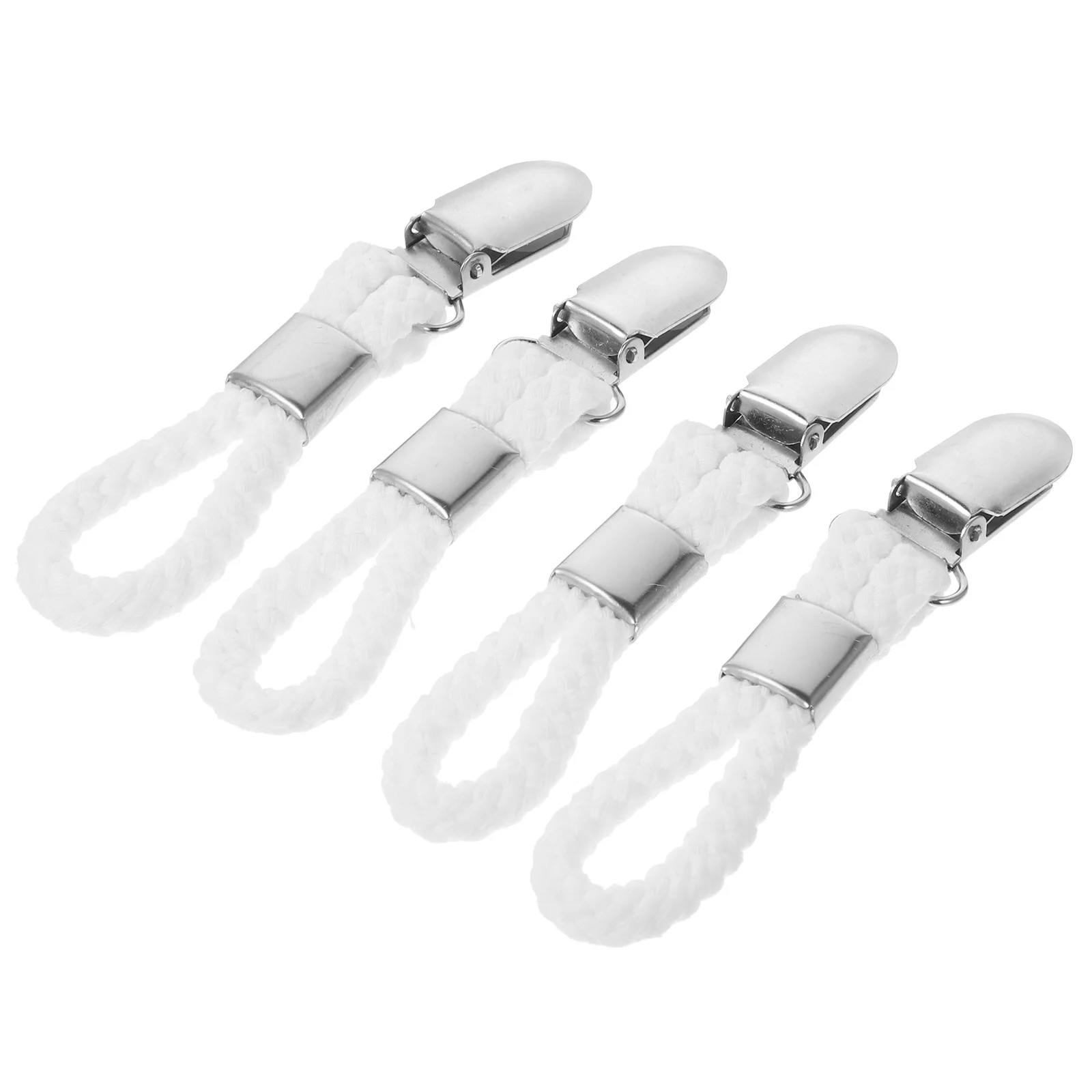 4 قطعة مقاطع منشفة قسط مع حلقات حبل القطن للحمام المطبخ غرفة نوم شرفة معلقة مقاطع منشفة كليب السنانير #2