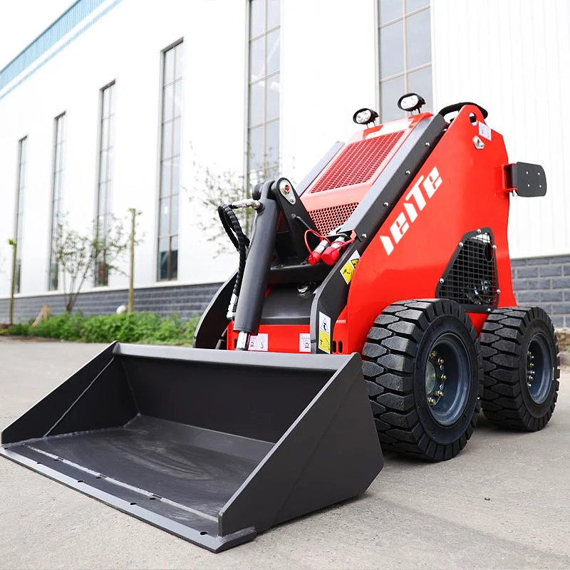 

Customized Skid Steer Loaders With Bucket Mixer Attachment 500kg Mini Skid Steer Loader CE EPA Compact Skid Steer Loader