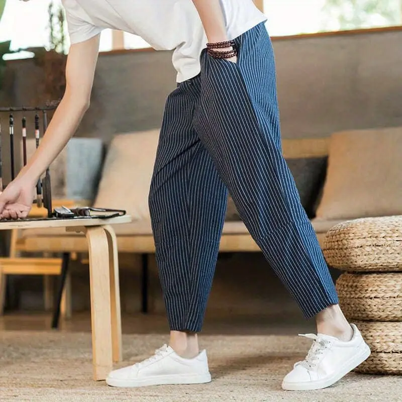 

Straight Men's Casual Pants Long Original Clothing Plus Size Fashion 2025 Spandex Designer Aesthetic Classic Cheap Male Trousers