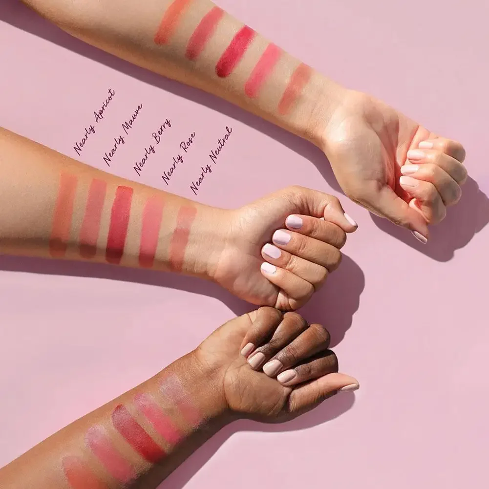 أحمر خدود نادر بيوتي غير لامع يدوم طويلاً، أحمر خدود سائل كريمي إلى مسحوق أحمر خدود سائل مقاوم للعرق والرطوبة #6