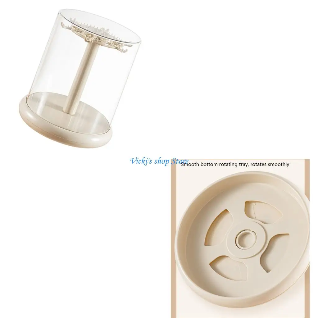 

Rotating Display Case ABS PET Construction 360 Viewing Storage Stand Decoration For Commercial Residential Use