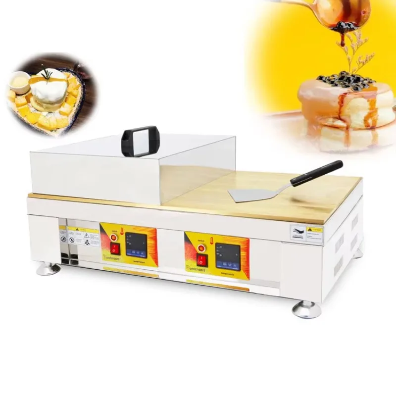 Commercial Soufflé Cheese Double-Plate Digital Display Machine, Egg And Milk Crisp Pancake Machine, Customizable