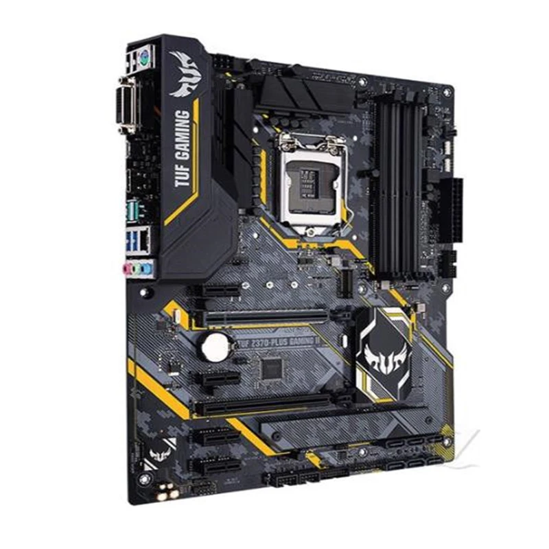 Placas-mãe TUF Z370-PLUS GAMING II, LGA 1151, DDR4, 64GB, ATX, Intel Z370 Desktop Mainboard, M.2, NVME, SATA III, USB 3.0