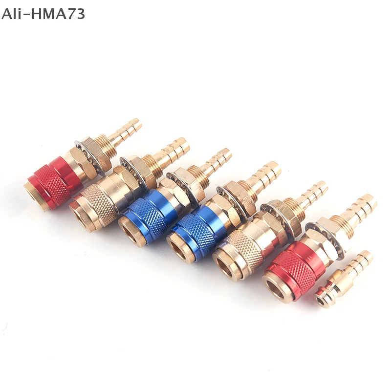 Ali-HMA73-ก๊าซระบายความร้อนด้วยน้ําอะแดปเตอร์ Quick Connector สําหรับ TIG/MIG เชื่อมไฟฉายปลั๊ก M6/M8