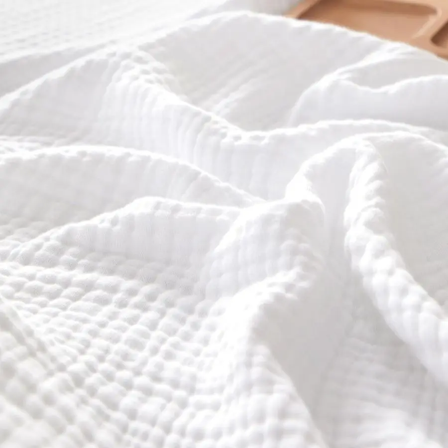 

100 Cotton Muslin Blanket King Size 108x90, 4Layer Lightweight Gauze Throw, Breathable CloudSoft Minimalist Blanket for Bed, Cou