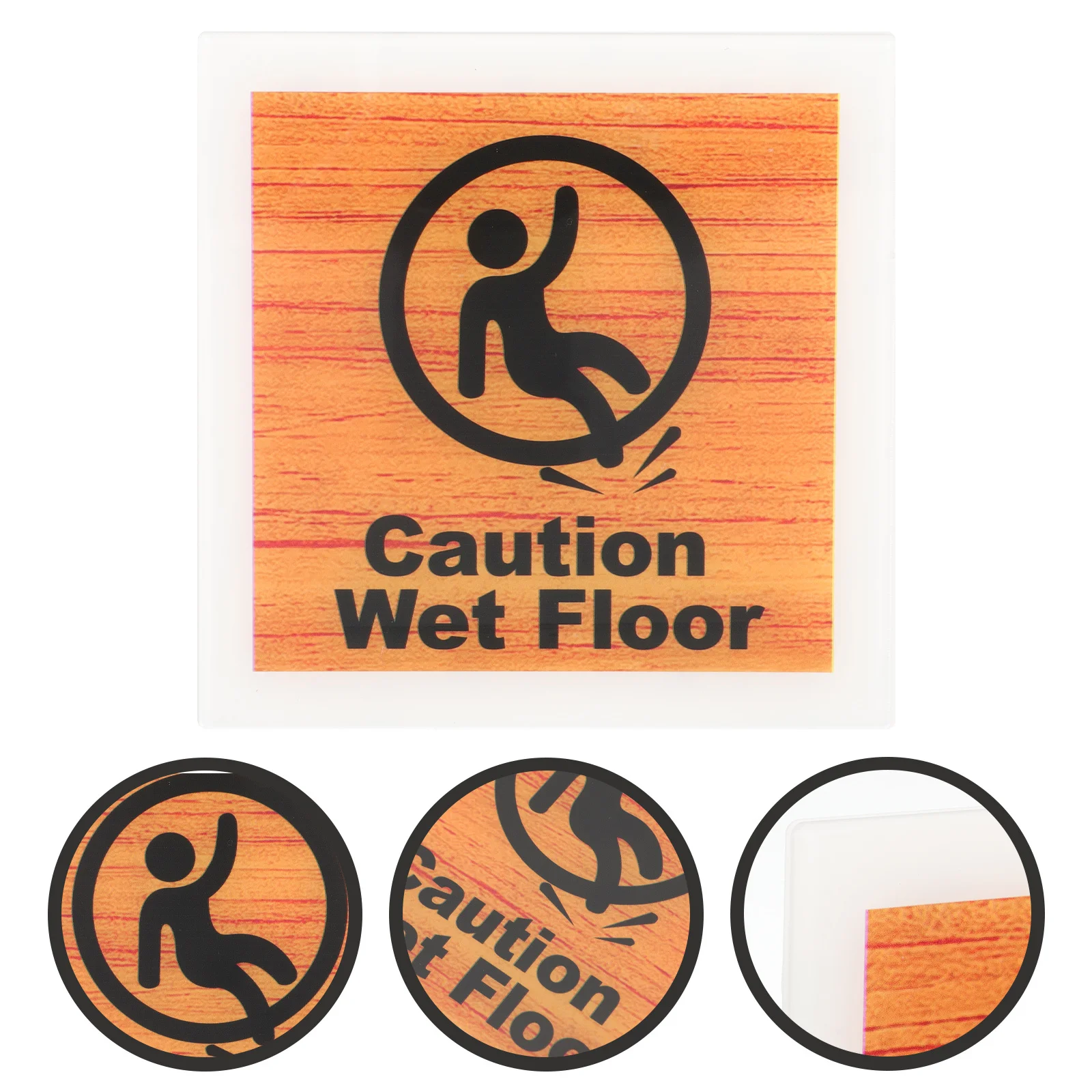 

Caution Wet Floor Sign Lightweight Acrylic Safety Indicator For Home Office School Commercial Use Slippery Area Keep Clear Wall