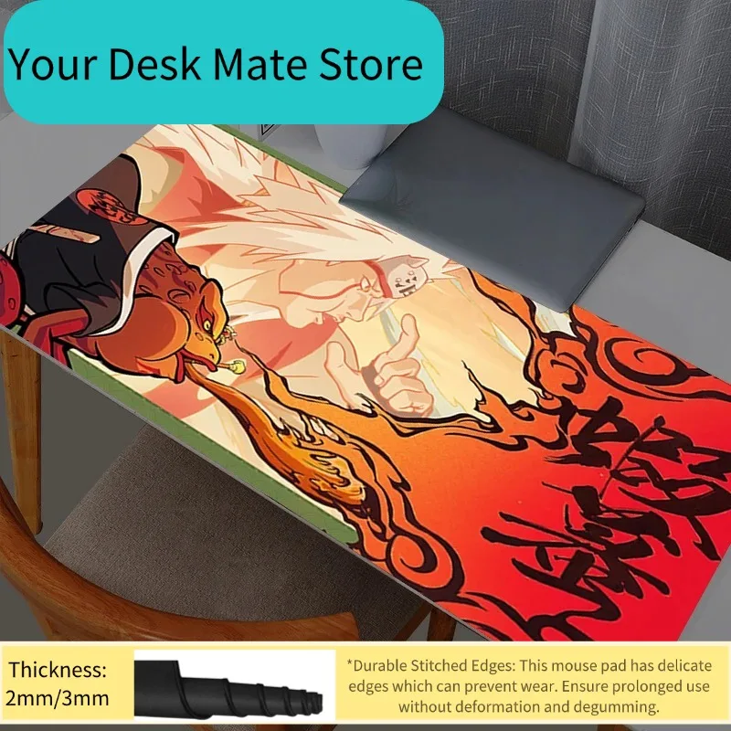 Japan Naruto Mouse Pad Anime Gaming Accessories Varmilo Keyboard Mouse Pads Desk Mat Gabinete Gamer Carpet Mousepad Mouse Mats