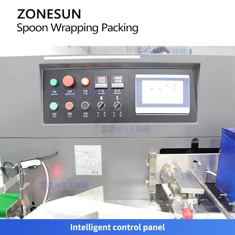 ZONESUN ZS-DFSP350 Disposable Cutlery Wrapping Machine Tableware Packing Machine