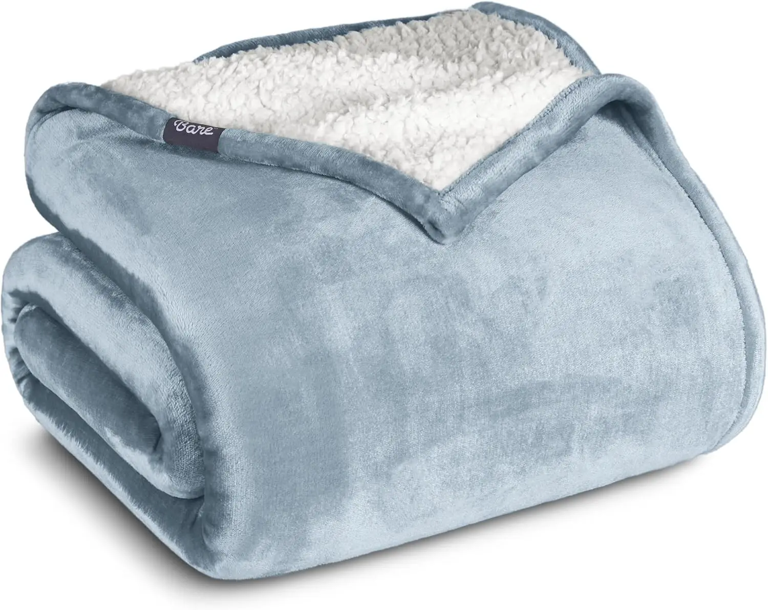 

Sherpa Fleece Blanket - King Blanket - Throw For Bed, Sofa, Couch, Camping And Travel - Warm & Lightweight - Fluffy, Soft,