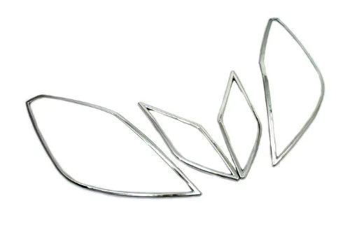 

ABS Plastic Chrome Head Light Cover for Mercedes Benz W207 E Class Coupe / Convertible-Free Shipping