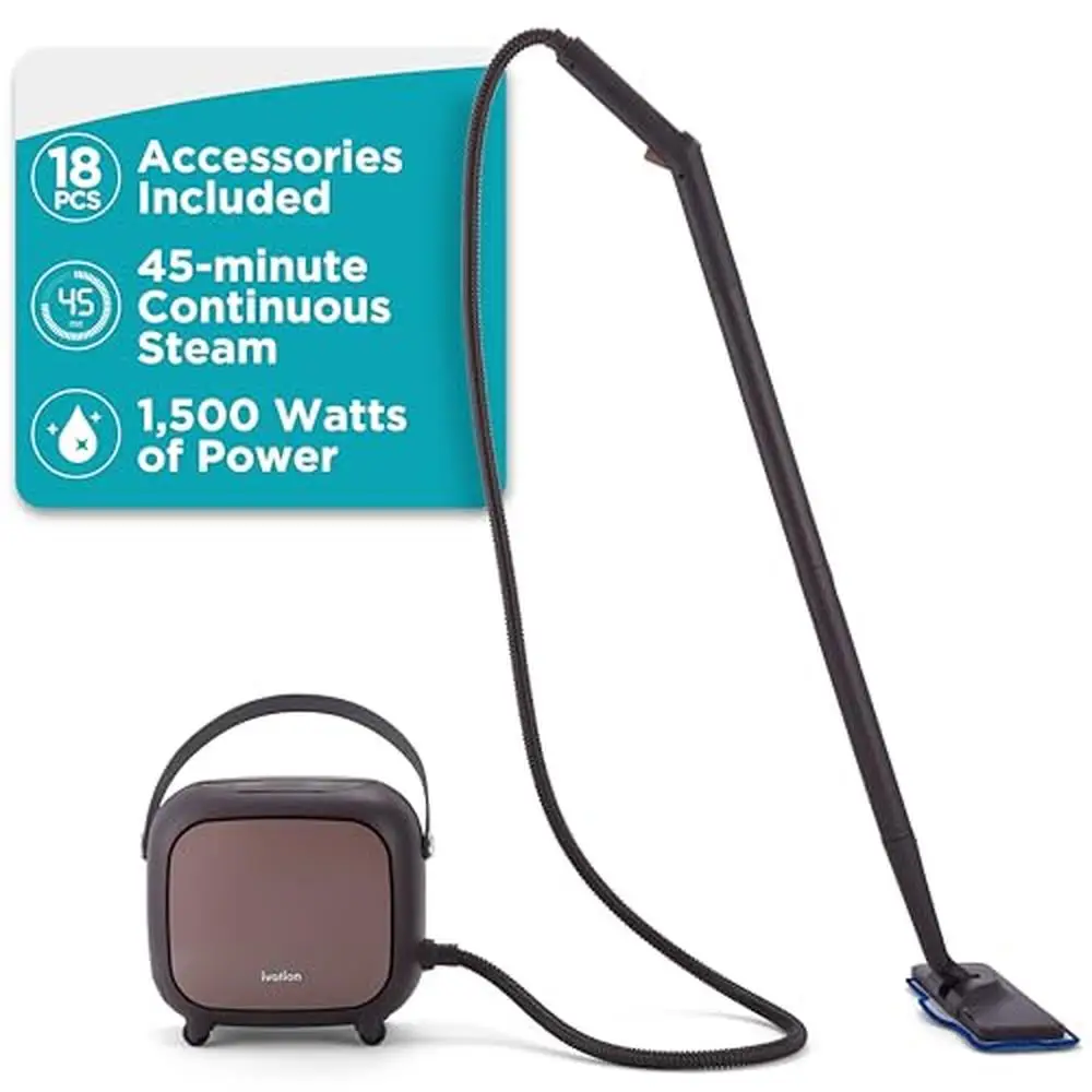 Powerful Steam Cleaner 18 Accessories Chemical-Free Cleaning & Sanitizing