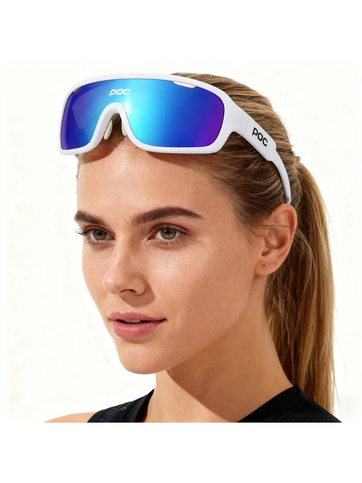 AliExpress 4 colour POC DO BLADE glasses Outdoor sports boys and girl running and hiking sunglasses MTB Protective eye protection equipment