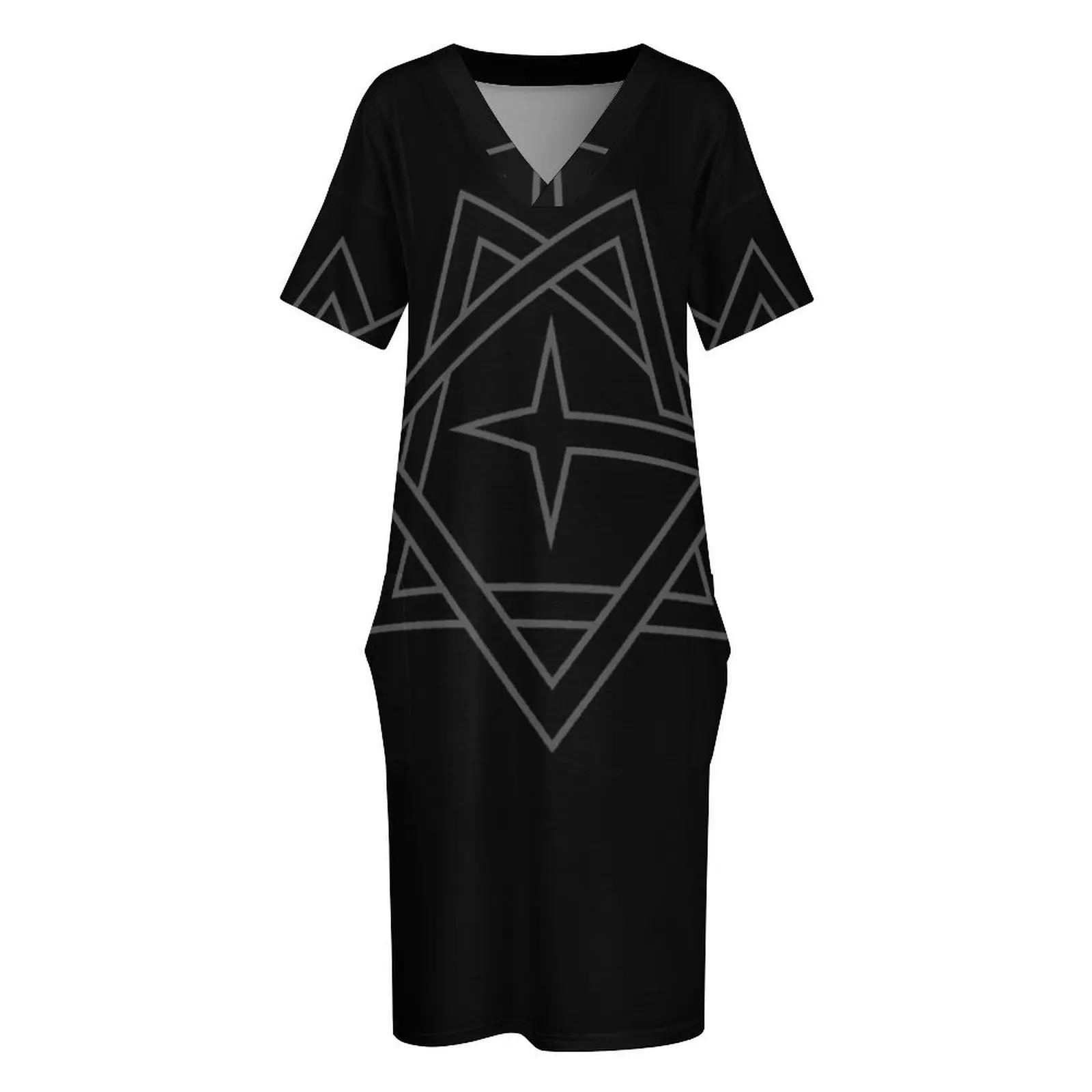 Ghost band Tobias forge Loose Pocket Dress Woman fashion women evening dress