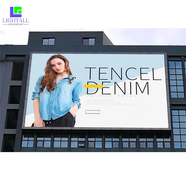 رائجة البيع P10 640*640 مللي متر يموت الصب لوحة ألومنيوم مقاوم للماء IP65 كامل اللون في الهواء الطلق LED عرض لوحة رقمية