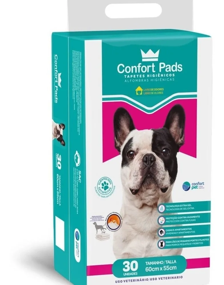 Pet Kit Toilet Mat Pad 30 Carpets Un. 60X55 Cm