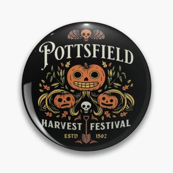 Pottsfield Harvest Festival Don Your Veg  Soft Button Pin Lapel Pin Decor Hat Metal Lover Gift Women Badge Cute Cartoon Funny