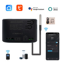 Tuya Smart Temperature Sensor Wifi Modul 10A 2000W  Intelligent Monitoring Thermostat for Alexa Google Home Assistant