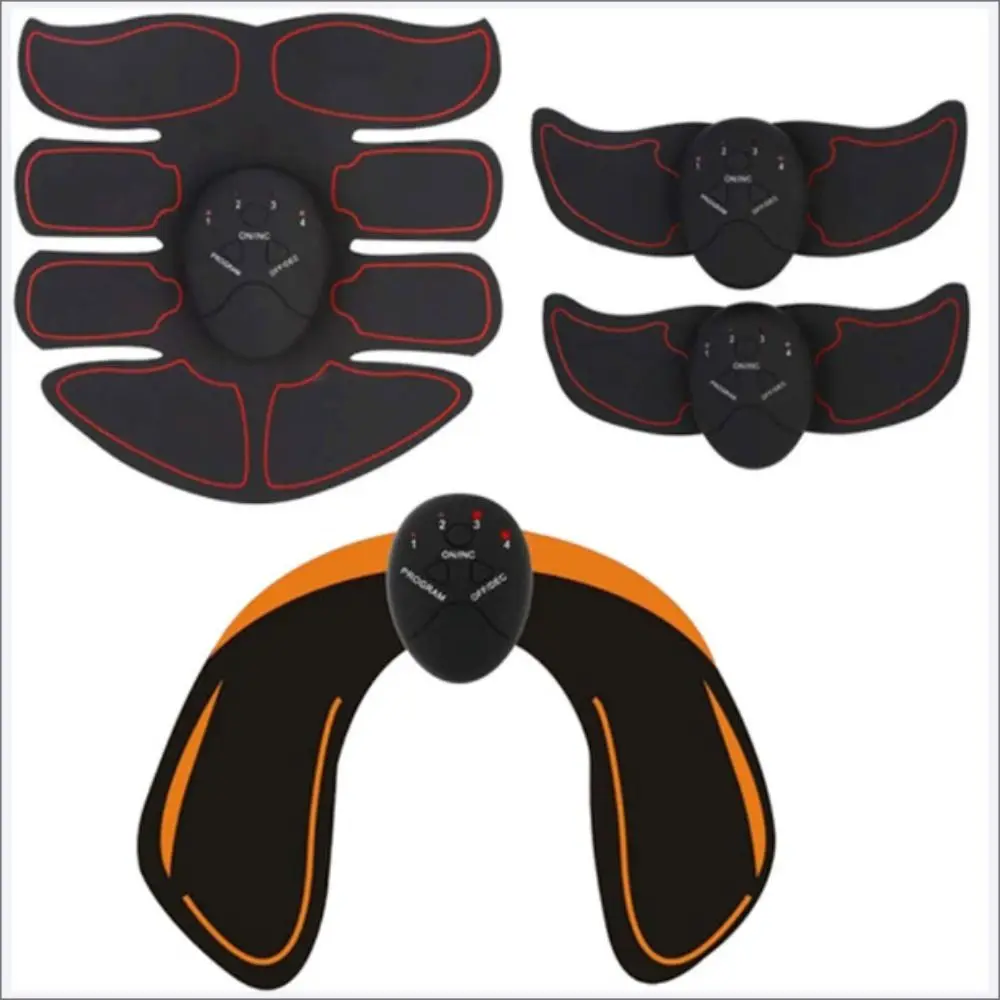 Gym Equipment Gel Pads Fitness Abdominal Trainer EMS Muscle Stimulator Arm Abdomen Trainer Hip Muscle Stimulator Massager