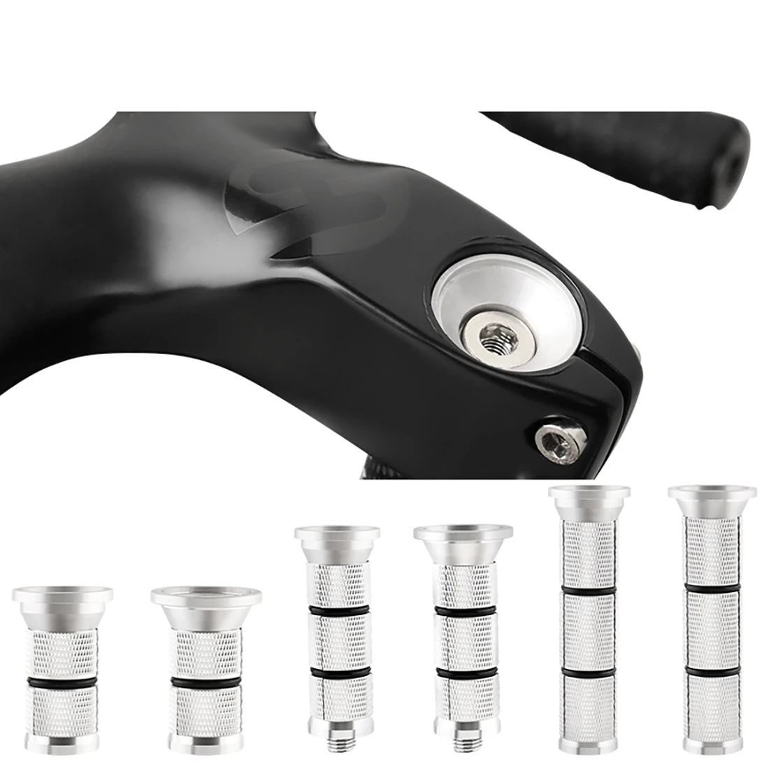 Fork Steerer 28.6mm 31.8mm Expander Bike Headset Stem Extender Carbon fiber Alloy Fork Expansion Compression Plug