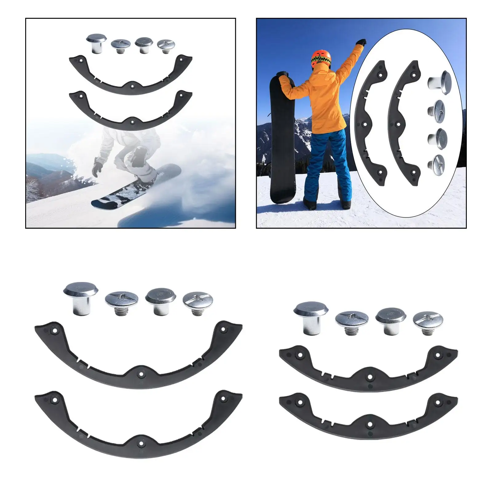 2x Protector de Tabla de Skateboard, Cubierta Protectora para Snowboard, Tira de Protección para Tablas de Skateboard Estándar, Longboards, Mini Cruisers, Accesorios
