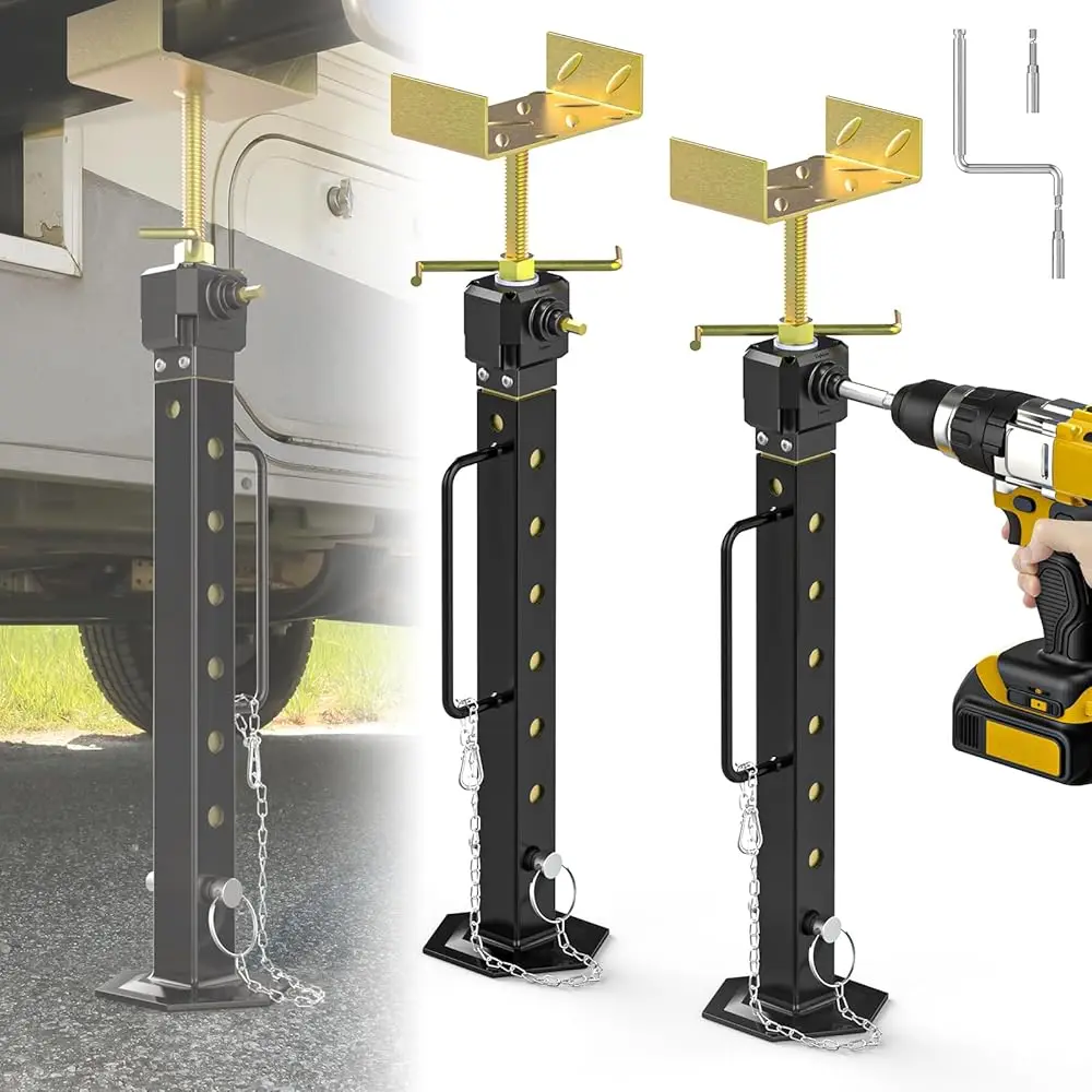 

Ailexpress Recommendation - New Upgraded RV Slide Out Supports Stabilizer Jacks, [Allow Drill Adjust] 16\ to 36\ Adjustable Slid