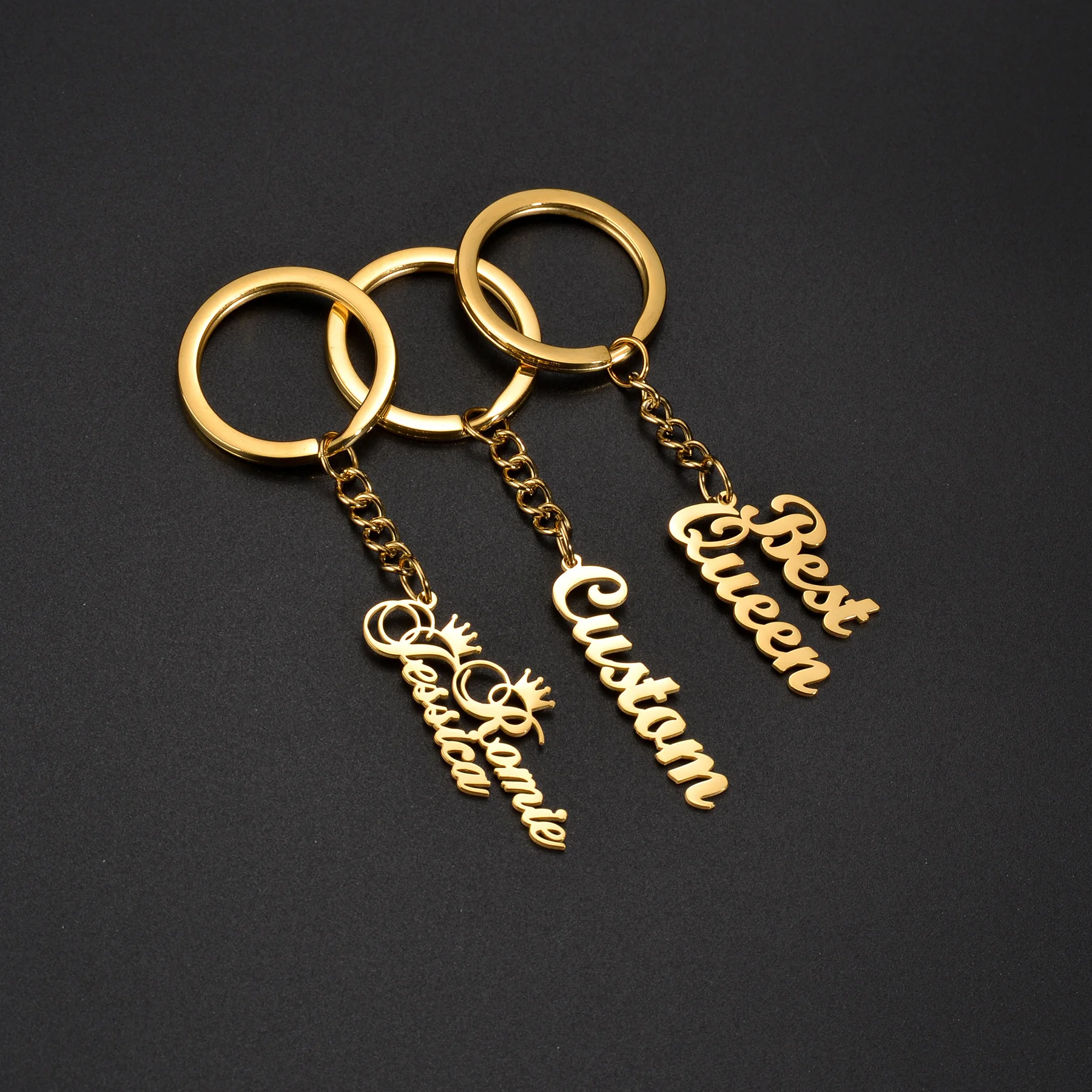 Nextvance Fashion Custom Name Keychain For Men Women Personalized Stainless Steel Keyring Father Drive Safe Jewelry Gifts