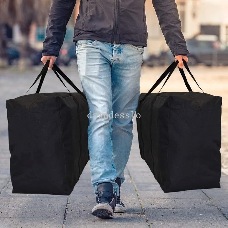 Extra Large Waterproof Moving Luggage Bags Laundry Shopping Bag Foldable Luggage Travel Bag Large Capacity Quilt Organizer, image 2
