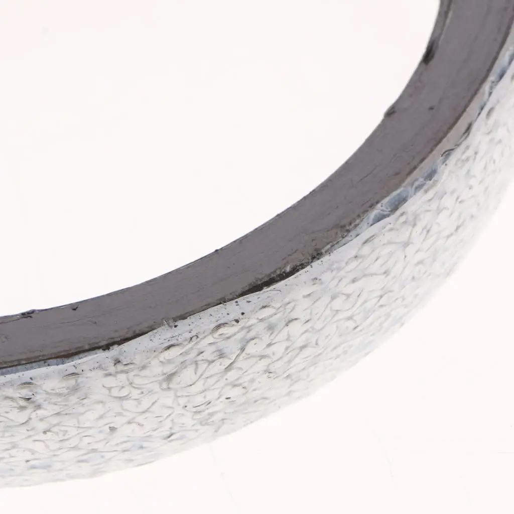White Metal Exhaust Pipe Gasket Muffler Flange Seal Ring Automotive Parts for Honda Accord 2003-2007