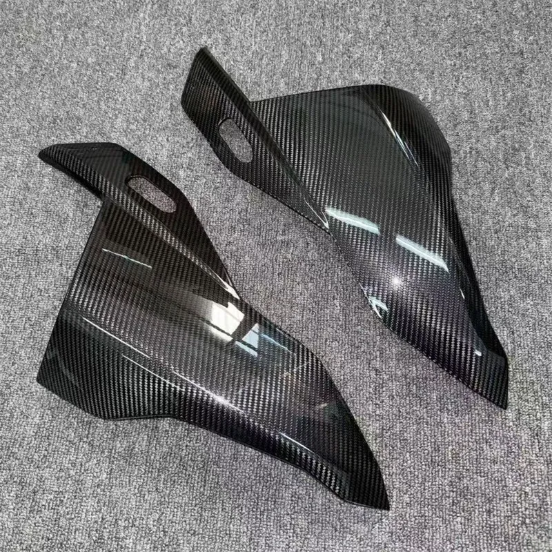 A58X-Carbon Fiber Headlight Lampshade Side Panels Cover For BMW S1000RR M1000RR 2019-2025 Motorcycle Accessories