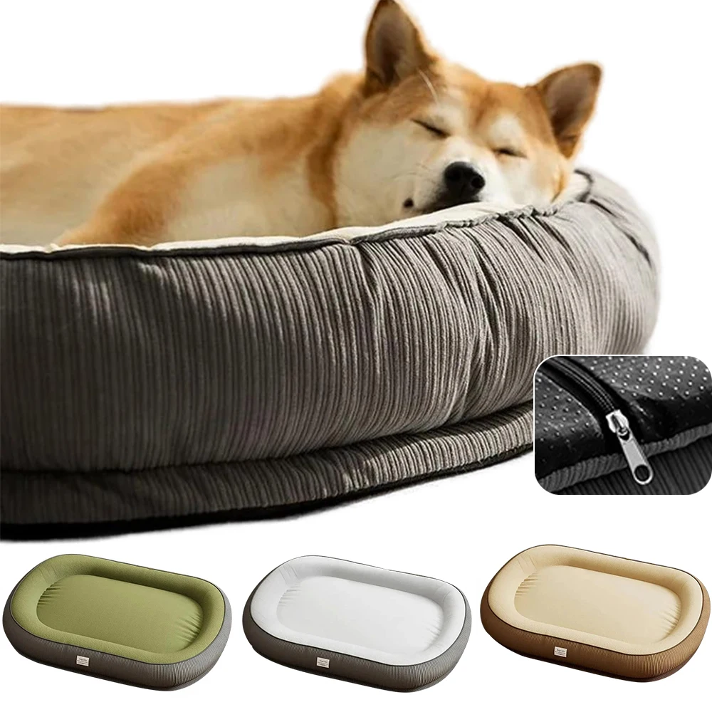 

1PC Thickened Dog Bed Comfortable Puppy Mat Fill 3D High Elasticity Memory Sponge Suitable for Small Medium Large Dogs Sleeping