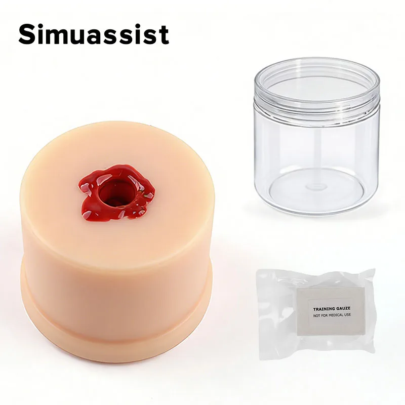 Gunshot Wound Simulation Wound Packing Task Trainer Bleed Control Trainer Trauma Training for TCCC/EMT Course