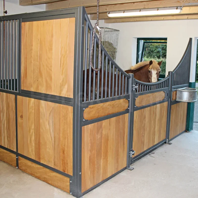 Professional Manufacture Hot DIP Galvanized Horse Stable Fence Panel Farm Riding Equestrian Barn Horse Stall