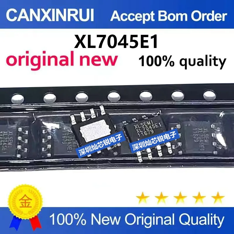 DC-DC Converter Chip, XL7045E1, SMD SOP8, 100KHz, Brand New, Original, 5-100Pieces
