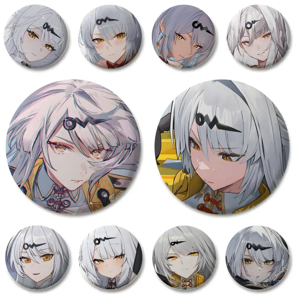 

Yixuan Zenless Zone Cute Badges Round Exquisite Badge Brooches Creative Pins For Clothes Hat Backpack Gift Accessories