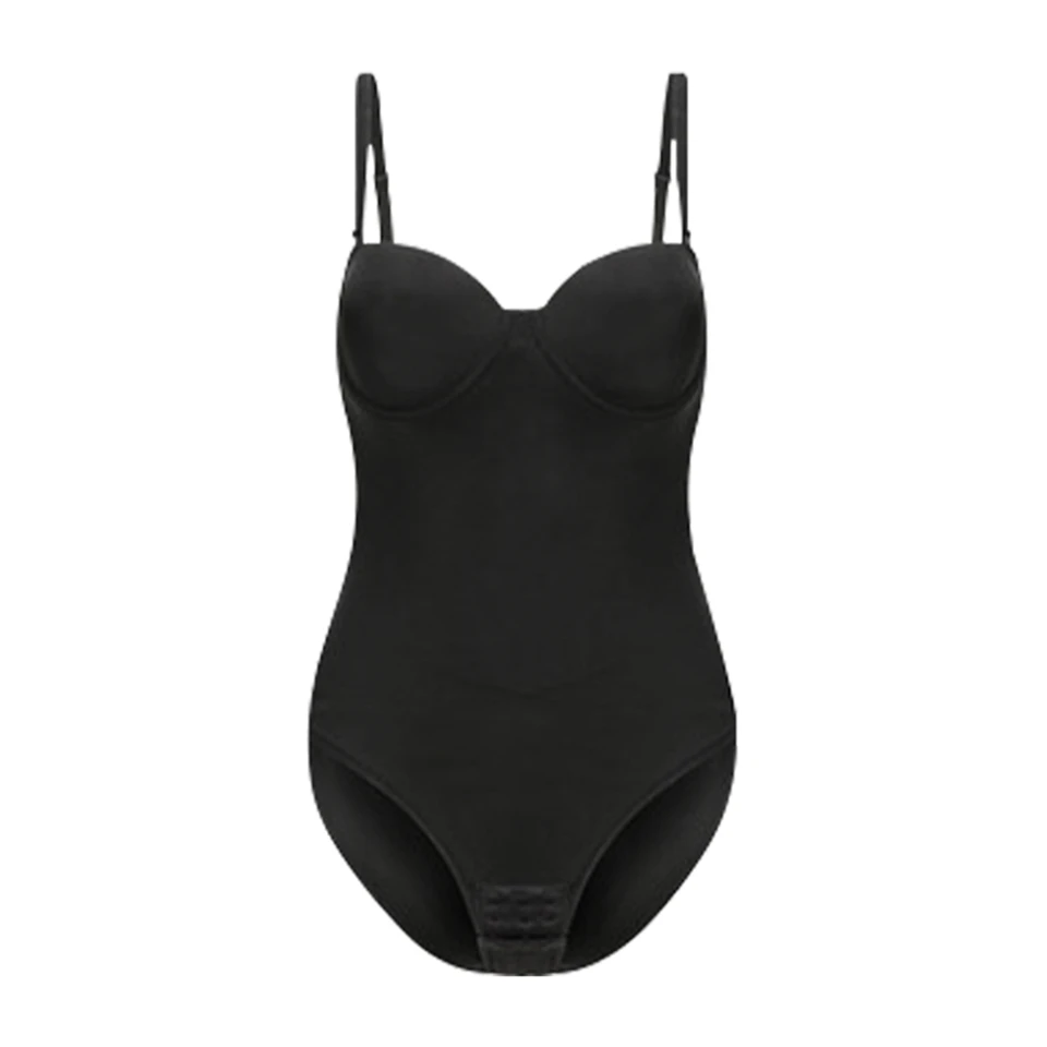 Becirzet Bodysuit Shapewear für Damen, Bauchkontrolle, Schlankheits- und Po-Former, abnehmbarer Schultergurt, Damenunterwäsche – Detail 12