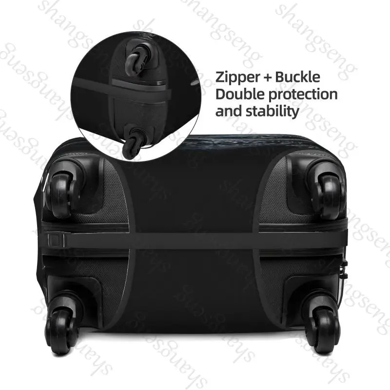 Evil Hands Skull Travel suitcase protective case, suitcase cover, elastic protection, washable Luggage cover, 18-32 in
