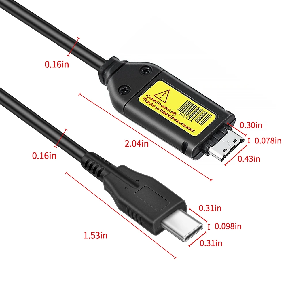 OTG Cable for Type-C to SUC-C3/C7;smartphone connected Samsung SLR camera Data Cable WB210 ES55 ST10 PL20 M110 NV33 L100 YL500