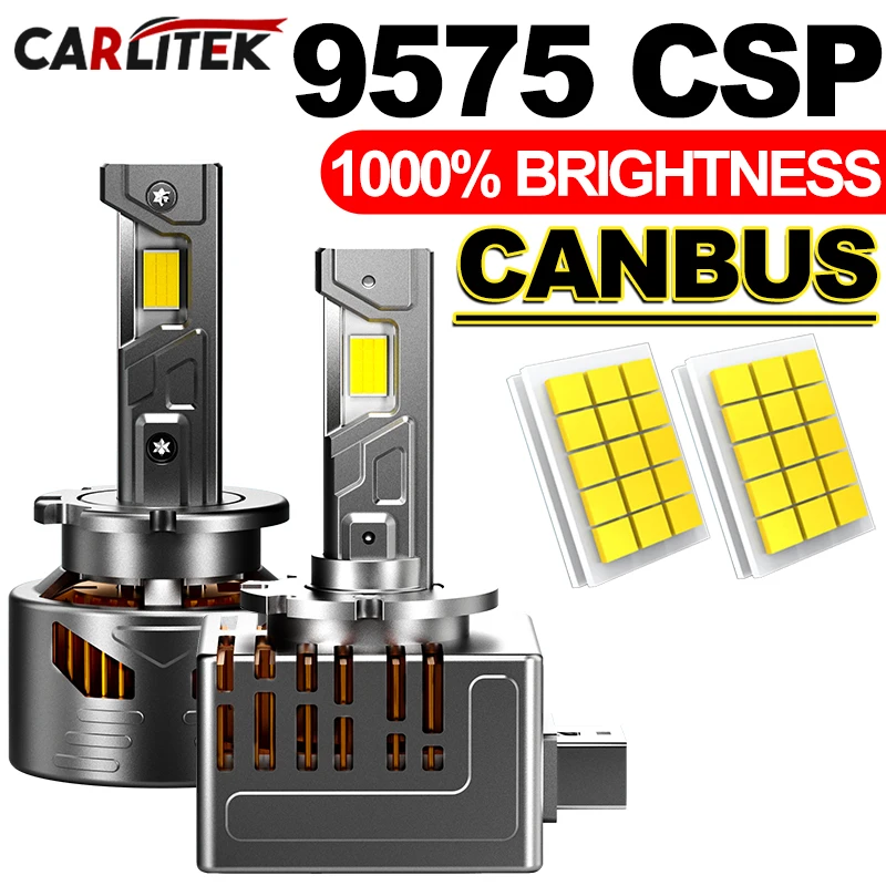 

D2S D4S D1S D3S Led Car Headlights Bulb D1R D3R LED Car Light High power 1:1 Plug and Play 9575 CSP Chip Turbo Lamp 6000K White