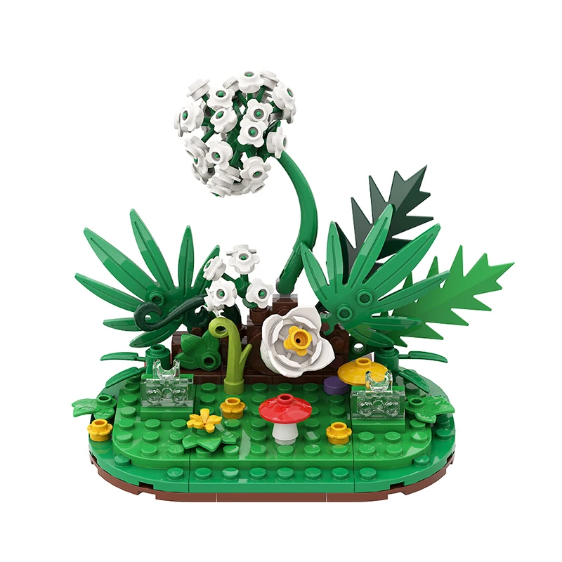 Gobricks MOC لعبة المغامرة شخصية أمي وأبي Brickheadz بنة مجموعة عمل أرقام الطوب المشهد قاعدة لعب الاطفال هدية