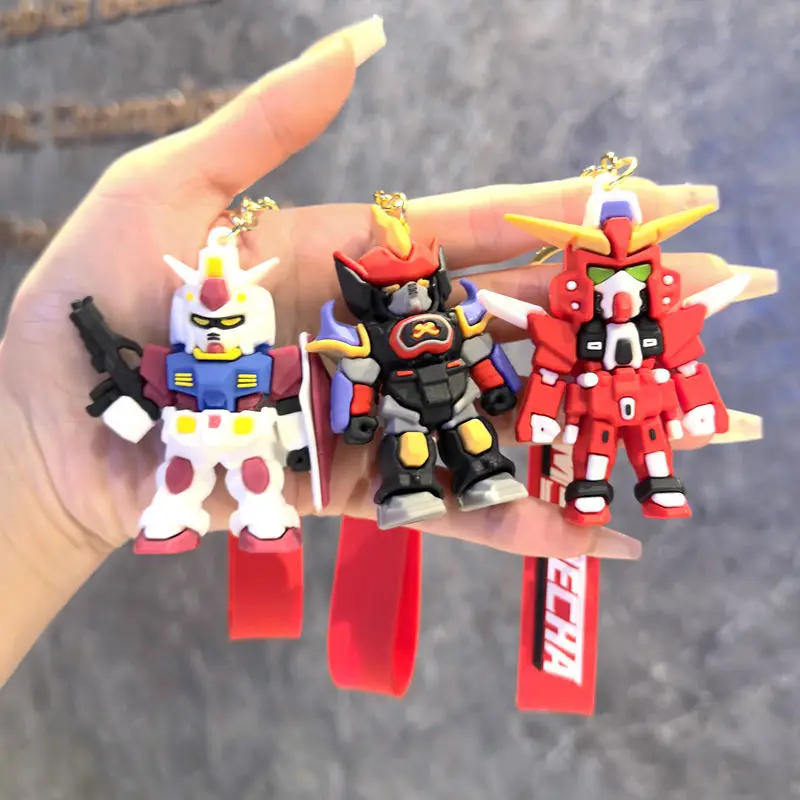 Transformers Optimus Prime Bumblebee 3D Doll Keychain, Cartoon Figure Keyring Pendant, Car Decor  Birthday Gift For Fans - view 2