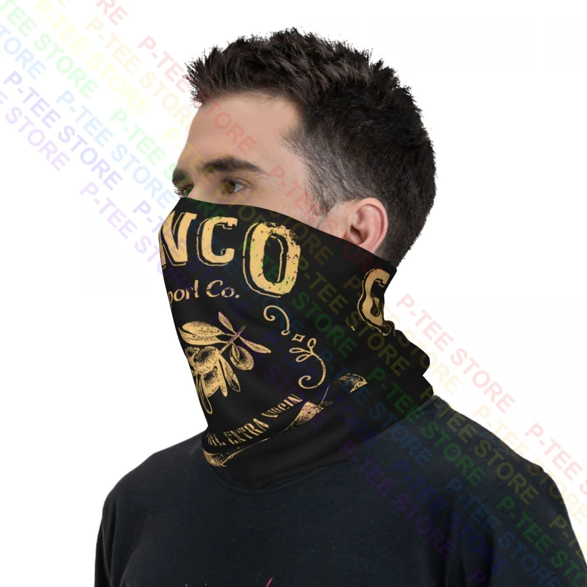 Genco – guêtre de cou, foulard Bandana, masque facial Simple, huile d\'olive, The goddad, filo, Michael corleon, Ny, importé de Co