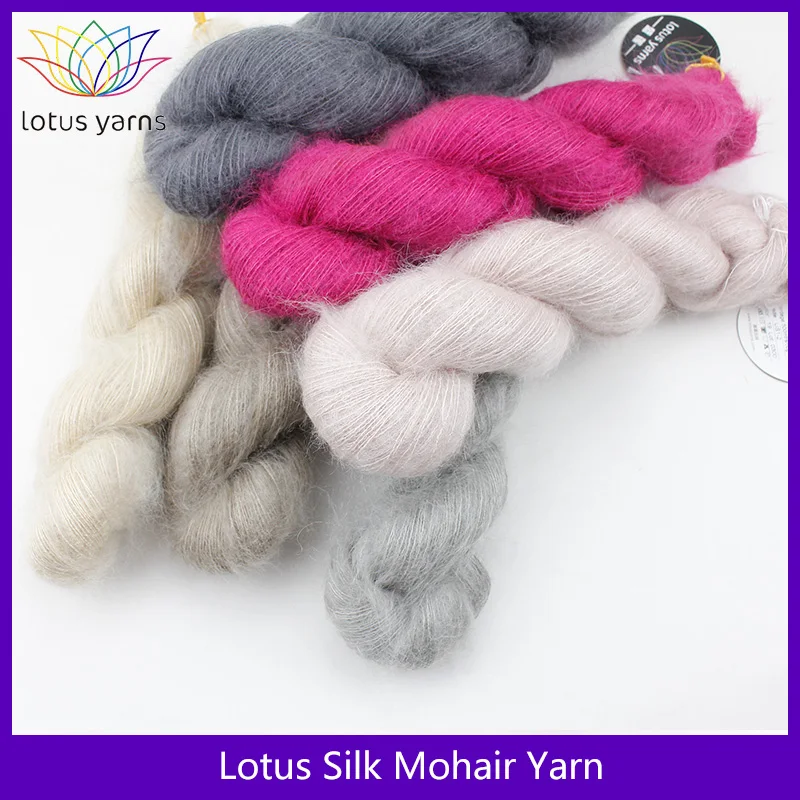 1*50g hank Silkl Mohair Yarn Crochet Skin-Friendly Baby Wool Thread For Knitting Sweater Shawl