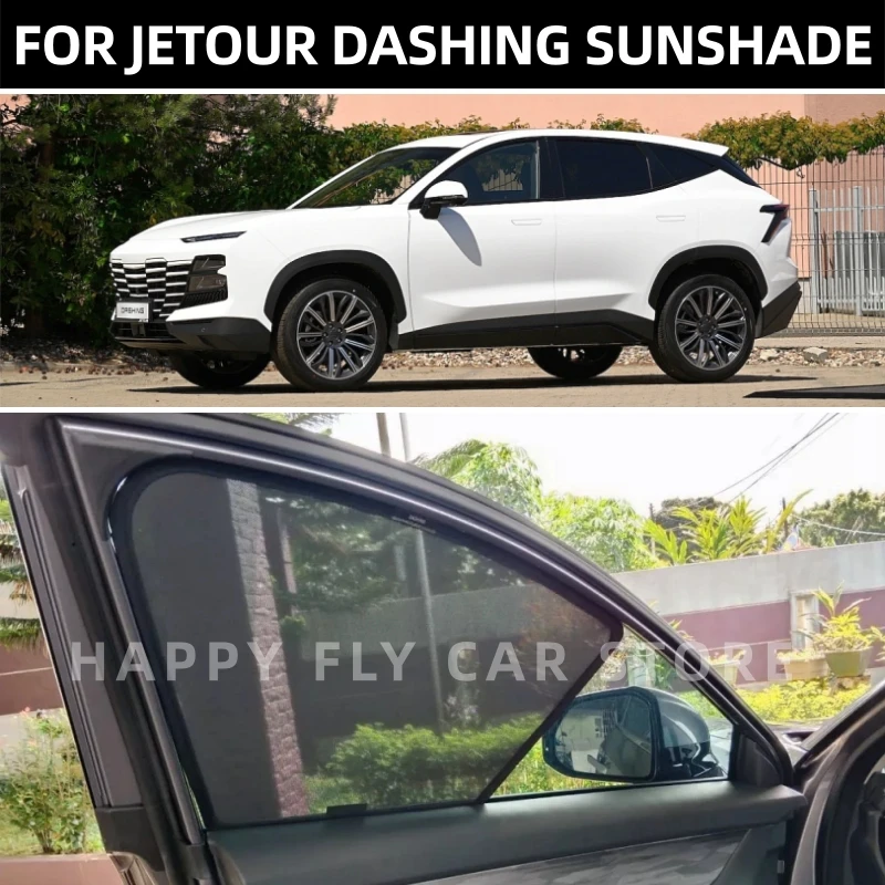 

Suitable for JETOUR DASHING car window sunshade,front and side door sun baffle,mesh curtain