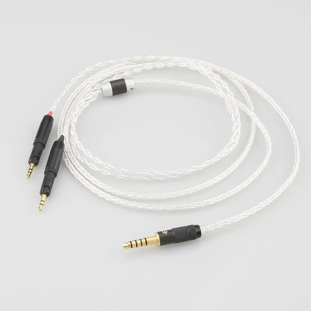 Audiocrast 4.4mm Balanced 8 Cores Silver Plated Headphone Cable for ATH-R70X R70X