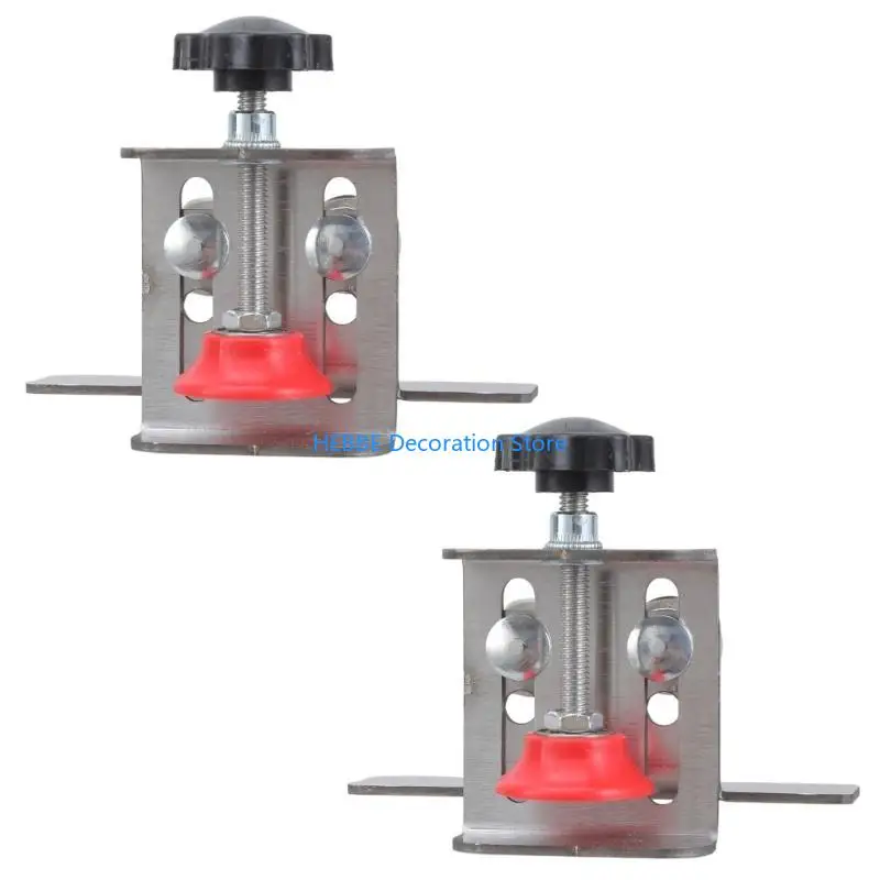 B0KC Stainless Steel Cabinet Door Positioning Installation Jig Mounting Support for Home Renovations&Furniture Manufacturing