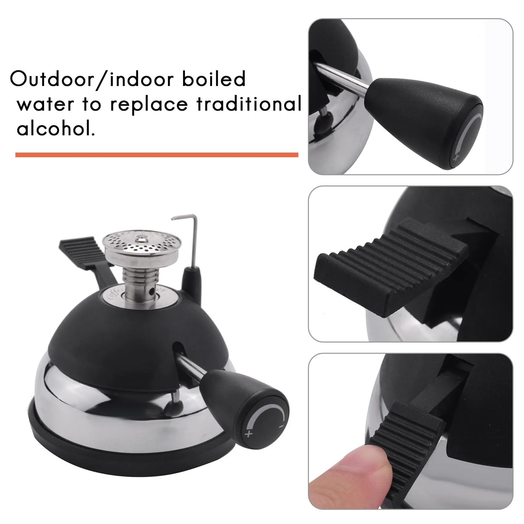 Mini Gas Burner HT-5015M Mini Tabletop Gas Butane Burner Heater Siphon Pot Coffee Stove Siphon Pot